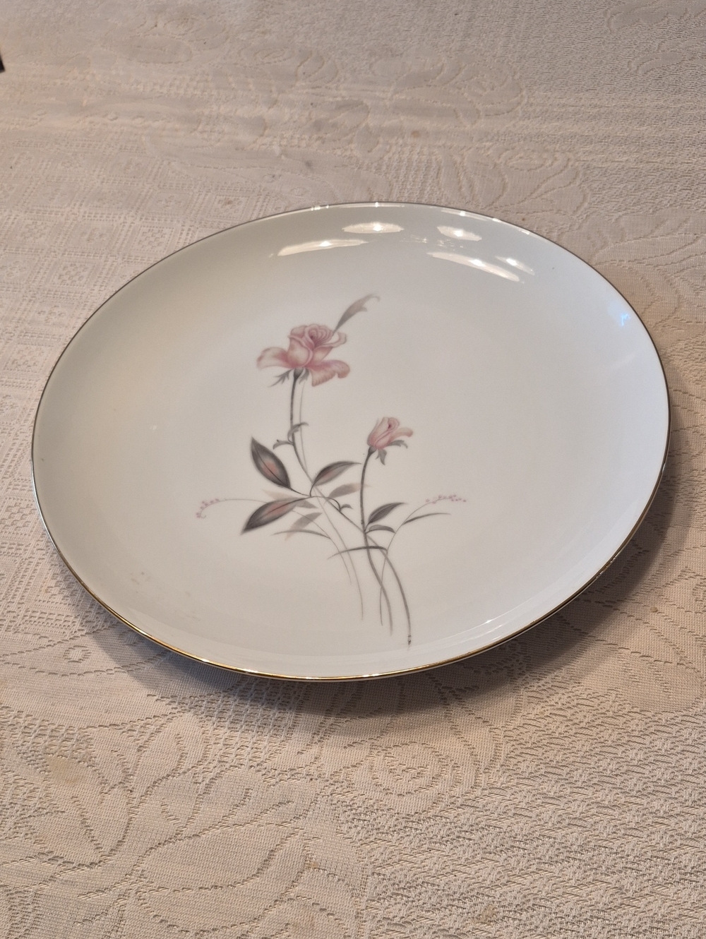 Wentworth Fine China "Desire" Pattern #8906 - 12" Chop Plate (Round Platter)